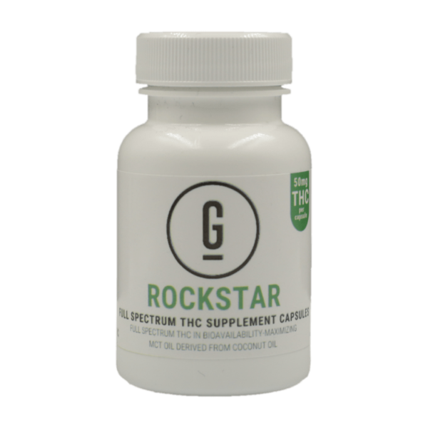 GRASS – THC Capsules – Rockstar – 50mg | MMJDirect Canada