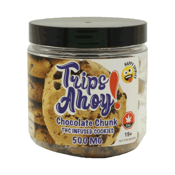 Trips Ahoy – Chocolate Chunk THC Infused Cookies – 500mg | MMJDirect Canada