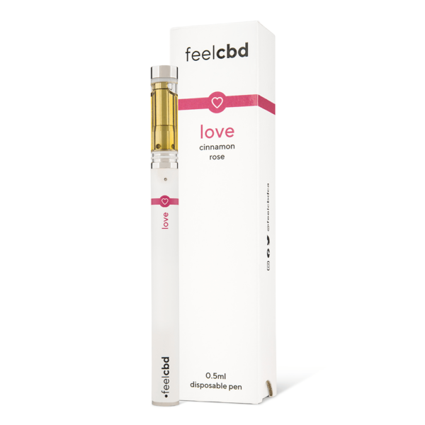 FeelCBD – Love – Dispsable CBD Vape Pen 0.5ml | MMJDirect Canada