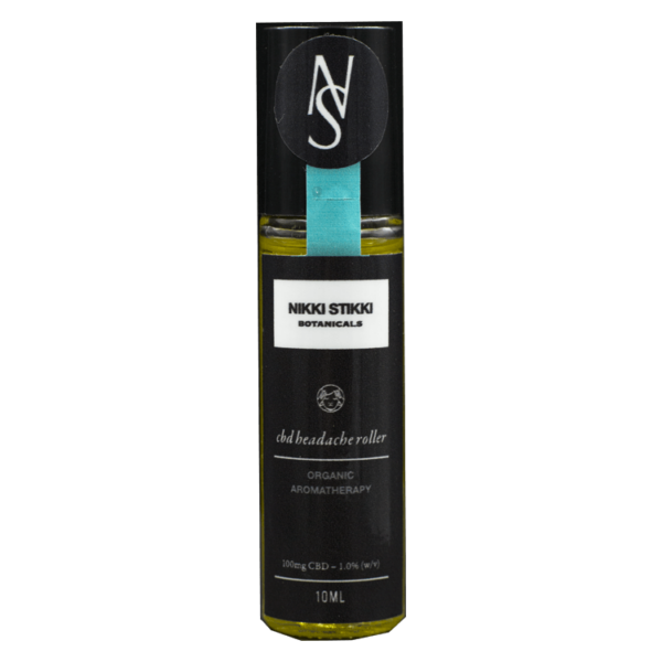 Nikki Stikki Botanicals – Organic Aromatherapy – CBD Headache Roller 100mg CBD | MMJDirect Canada