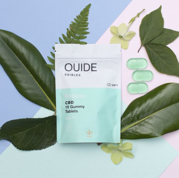 Ouide Edibles – Relieve – CBD gummies 300mg | MMJDirect Canada