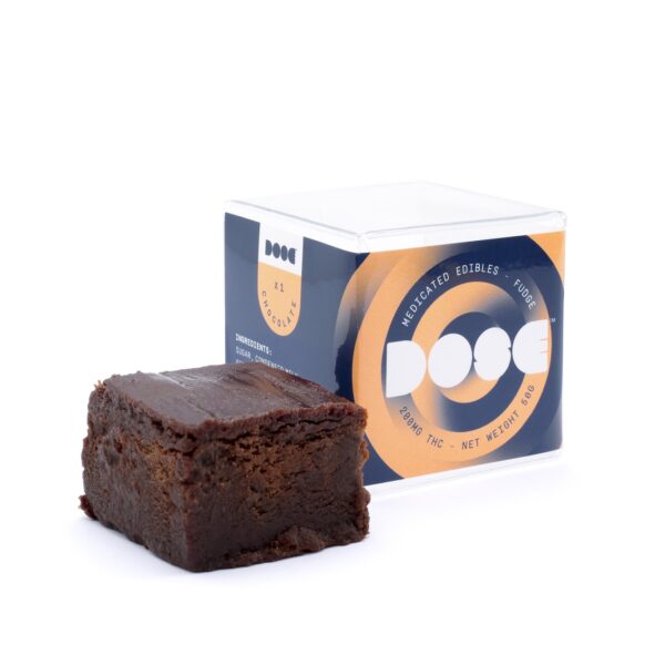 Dose Edibles – Chocolate Fudge – 200mg THC | MMJDirect Canada