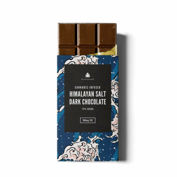 Buudabomb – Himalayan Salt Dark Chocolate – 300mg THC | MMJDirect Canada