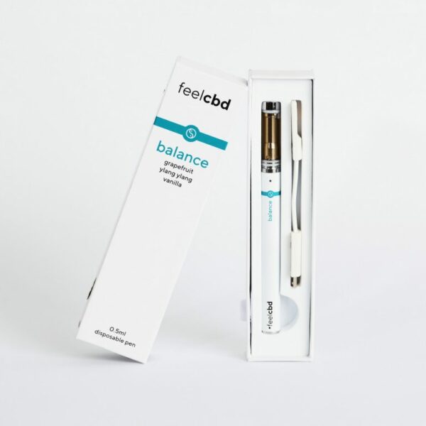 FeelCBD – Balance – Dispsable CBD Vape Pen 0.5ml | MMJDirect Canada
