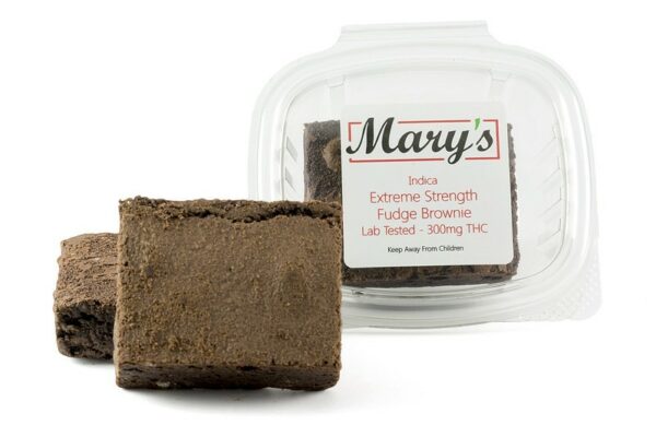 Mary’s Medibles – Extreme Strength Fudge Brownie – 300mg THC (Indica) | MMJDirect Canada