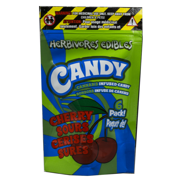 Herbivores Edibles – Cherry Sours Gummies | MMJDirect Canada