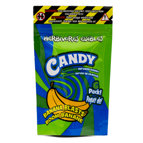 Herbivores Edibles – Banana Blasts Gummies | MMJDirect Canada