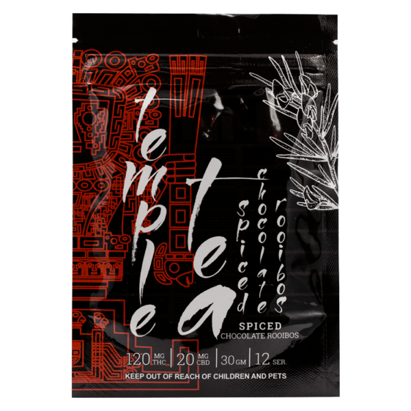 Temple Tea – Spiced Chocolate Rooibos – 120mg THC | MMJDirect Canada