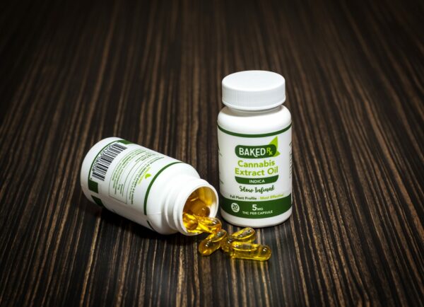 Baked Edibles -Indica Cannoil Capsules 5mg | MMJDirect Canada