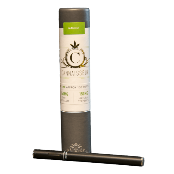 Cannaisseur – Disposable THC Distillate Pen – Mango 0.3ml | MMJDirect Canada