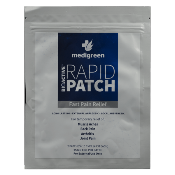 Medigreen Rapid CBD Patch – Fast Pain Relief | MMJDirect Canada