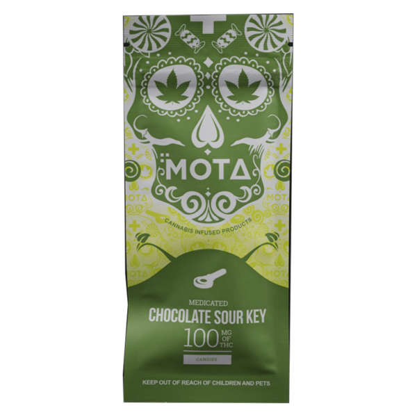 MOTA Edibles – Chocolate Sour Key – 100mg THC | MMJDirect Canada
