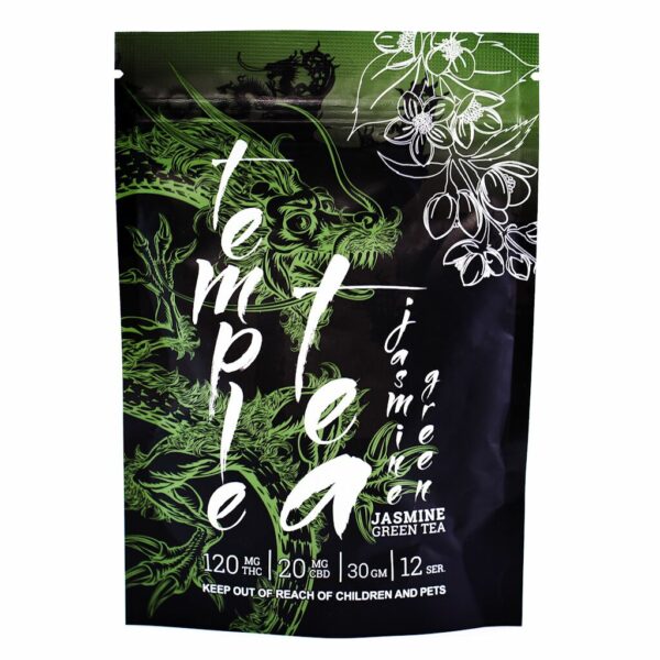 Temple Tea – Jasmine Green Tea – 120mg THC | MMJDirect Canada