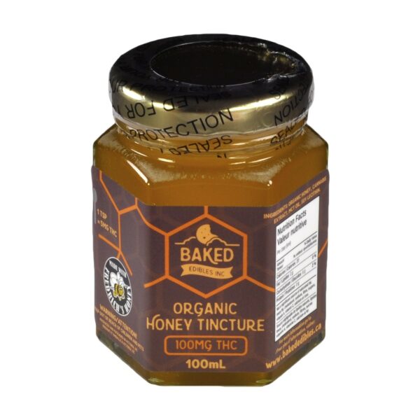 Baked Edibles – Organic Honey Tincture 100mg THC | MMJDirect Canada