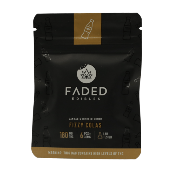 Faded Edibles – Fizzy Colas – 180mg | MMJDirect Canada