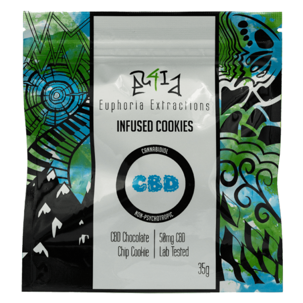 Euphoria Extractions – CBD Cookie – 50mg | MMJDirect Canada