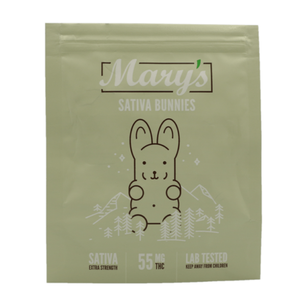 Mary’s Medibles – Sativa Bunnies – Extra Strength – 55mg | MMJDirect Canada