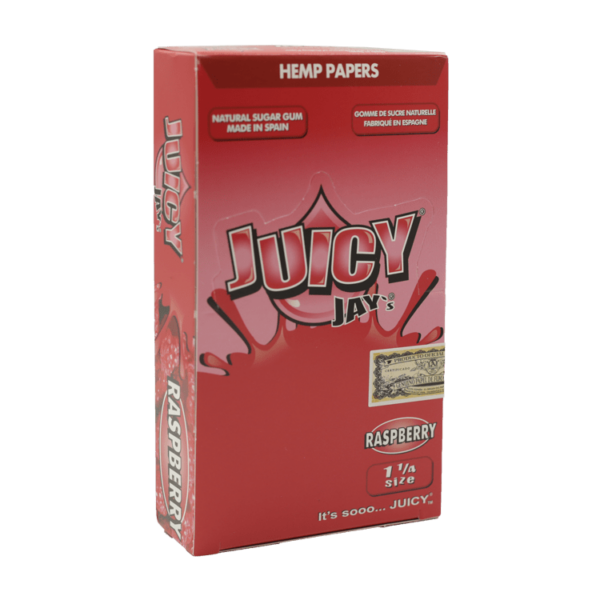 Juicy Jay’s – Hemp Papers (1.25 inch) – Raspberry | MMJDirect Canada