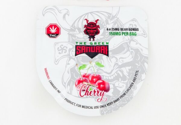 The Green Samurai – Cherry Gummies – 150mg | MMJDirect Canada