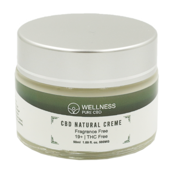 Wellness Pure CBD – Natural Creme – 500mg | MMJDirect Canada