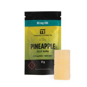 Twisted Extracts – Pineapple Jelly Bombs – CBD | MMJDirect Canada