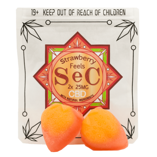 SEC – Strawberry Feels CBD – 50mg | MMJDirect Canada