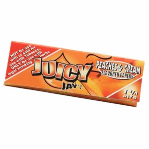 Juicy Jay’s – Hemp Papers (1.25″) – Peaches & Cream | MMJDirect Canada