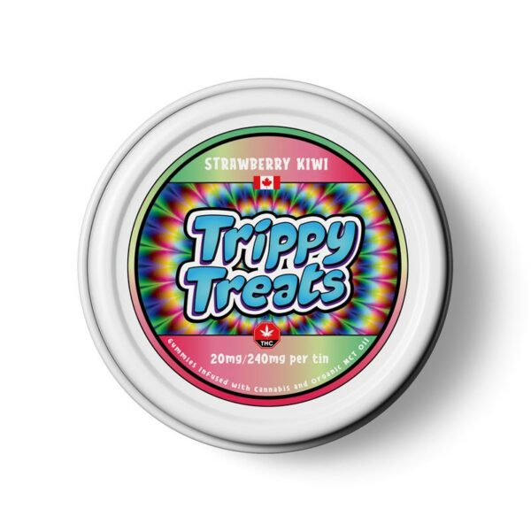 Trippy Treats – Strawberry Kiwi Gummies – 240mg THC | MMJDirect Canada