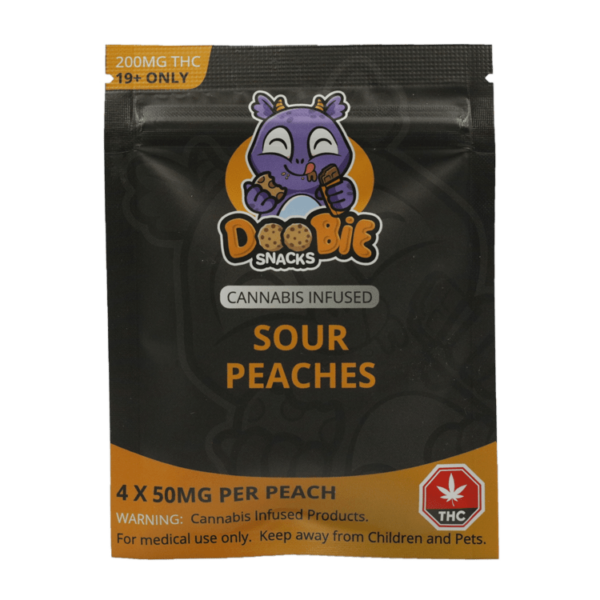 Doobie Snacks – CBD Sour Gummy Bears – 150mg CBD | MMJDirect Canada