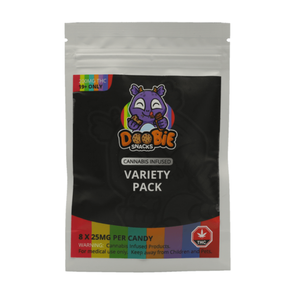 Doobie Snacks – CBD Sour Gummy Bears – 150mg CBD | MMJDirect Canada