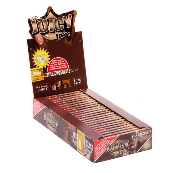 Juicy Jay’s – Hemp Papers (1.25 Inch) – Milk Chocolate | MMJDirect Canada