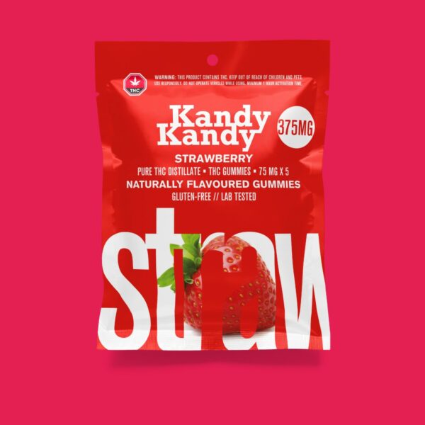 Kandy Kandy – Strawberry Gummies | MMJDirect Canada