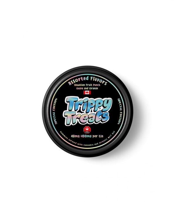 Trippy Treats – Assorted Flavour Gummies – 400mg THC | MMJDirect Canada