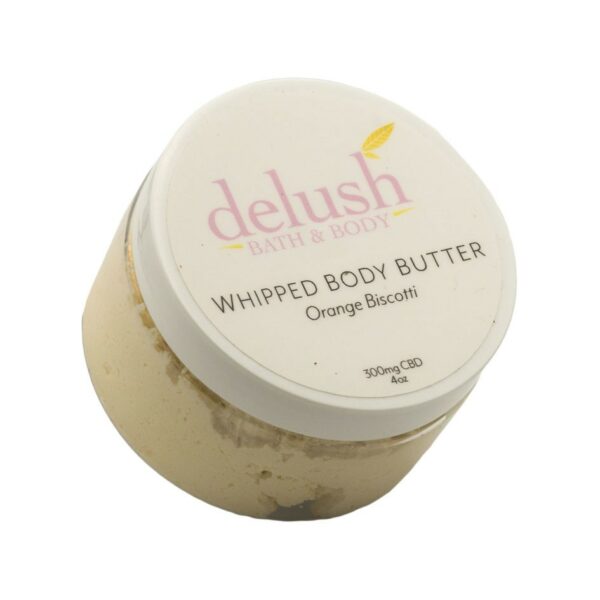 Delush Bath and Body – Whipped Body Butter – Orange Dreamsicle 300mg CBD | MMJDirect Canada