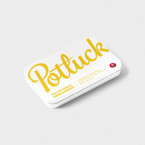 Potluck – Hard Candy – Sour Yuzu Lemonade – 300mg THC | MMJDirect Canada