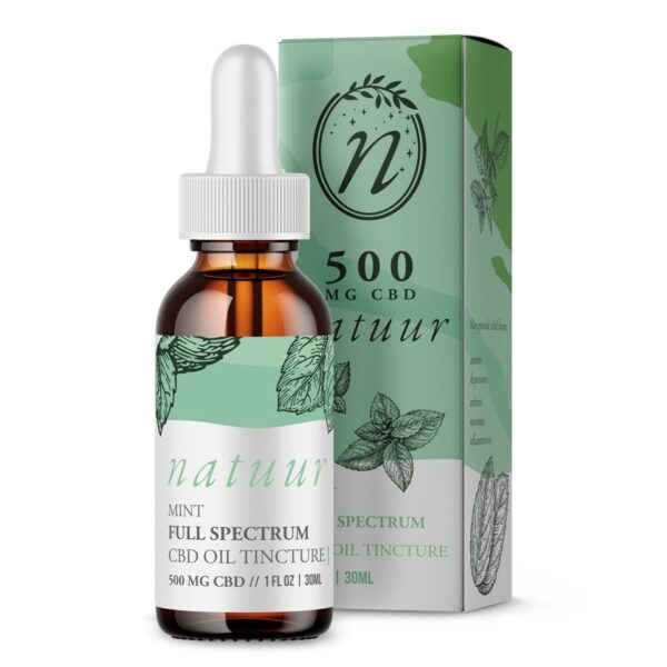 Natuur – Full Spectrum CBD Oil Tincture – Mint | MMJDirect Canada