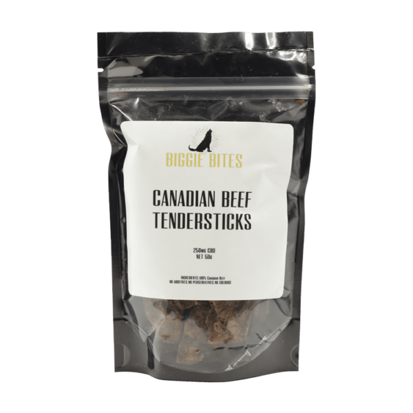 Biggie Bites – Canadian Beef Tendersticks – 250mg CBD | MMJDirect Canada