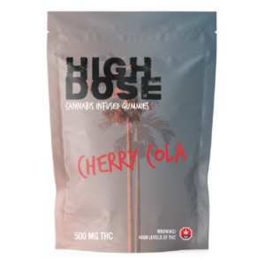 High Dose – cannabis Infused Gummies – Cherry Cola – 500mg/1500mg | MMJDirect Canada