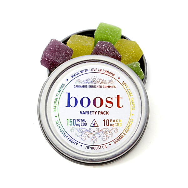 Boost – CBD Variety Pack Gummies – 150mg | MMJDirect Canada