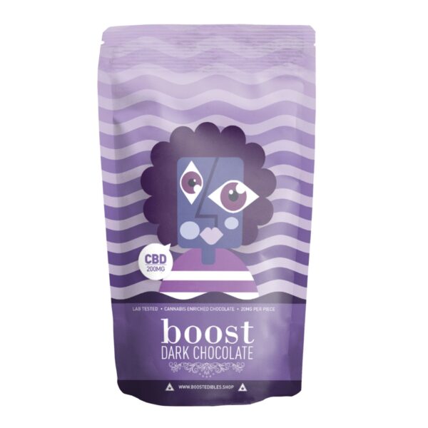 Boost – THC Dark Chocolate Bars – 200mg | MMJDirect Canada