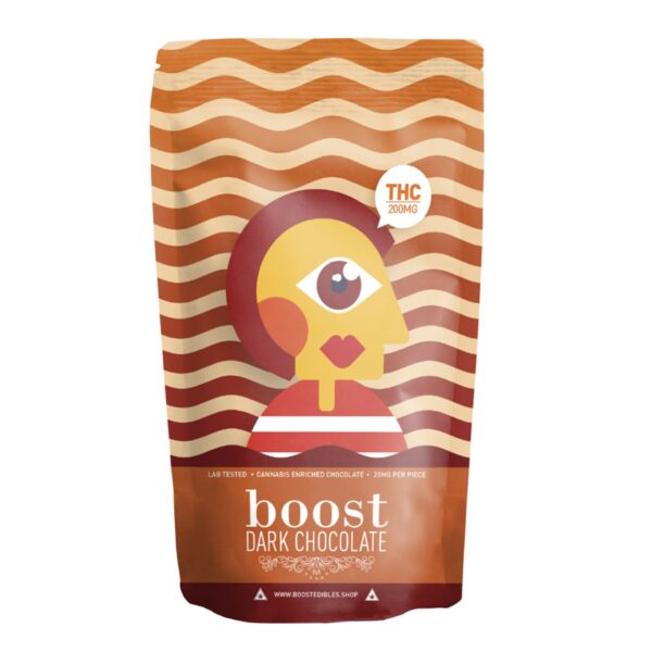 Boost – THC Dark Chocolate Bars – 200mg | MMJDirect Canada