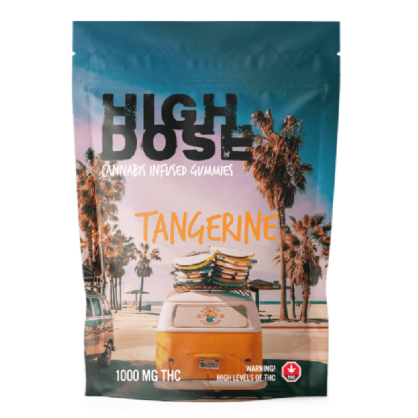 High Dose – cannabis Infused Gummies – Tangerine – 1000mg/1500mg | MMJDirect Canada