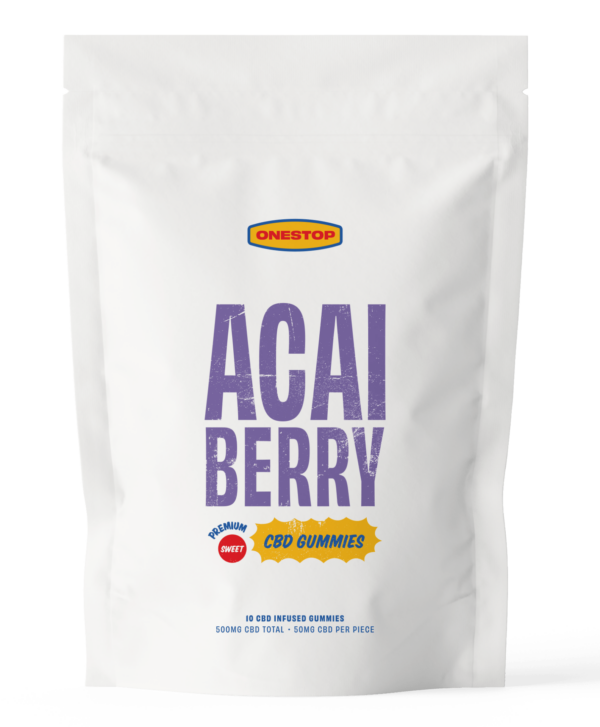OneStop – Açai Berry CBD Gummies 500mg | MMJDirect Canada