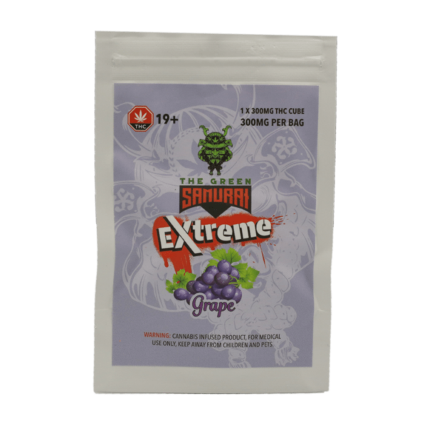 Green Samurai Extreme – Grape Gummy – 300mg THC | MMJDirect Canada